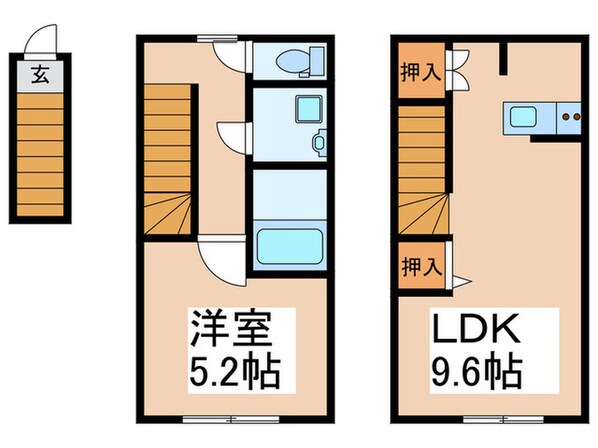 サザンロード氷川台の物件間取画像